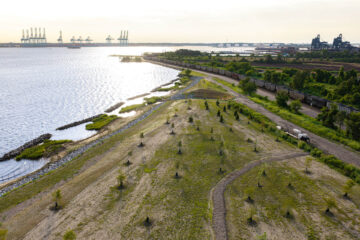 Norfolk Southern Living Shoreline Lamberts Point